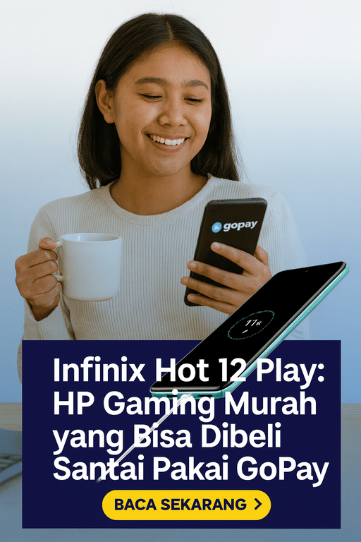 Infinix Hot 12 Play HP Gaming Murah yang Bisa Dibeli Santai Pakai GoPay