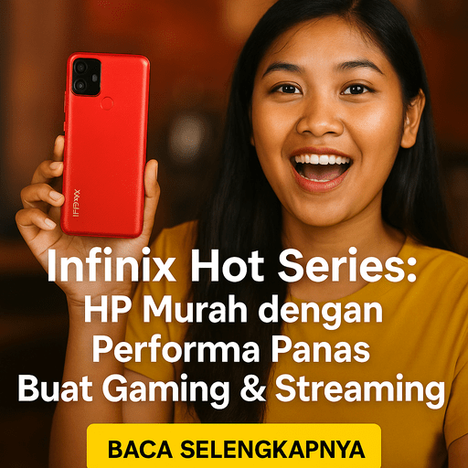 Infinix Hot Series HP Murah dengan Performa Panas Buat Gaming & Streaming