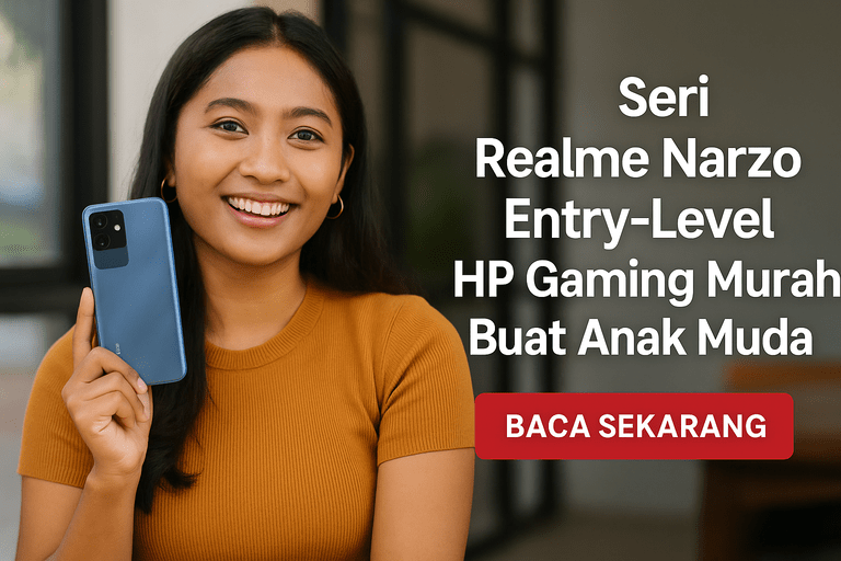 Seri Realme Narzo Entry-Level HP Gaming Murah Buat Anak Muda